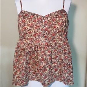 Urban Outfitters Floral Babydoll Cami